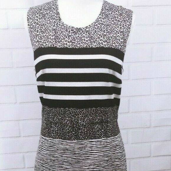 MaxMara Dresses & Skirts - Max Mara Brema Stripe Sheath Dress Sleeveless 14